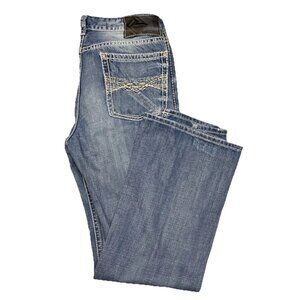 Rock & Roll Denim Pistol Regular Bootcut  Jeans Men’s 40x34 Light Wash Western